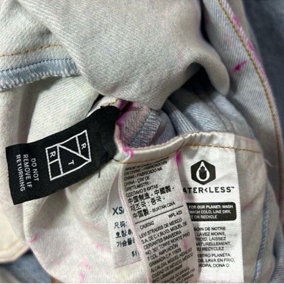 Levi's Light Blue Denim Oversized Jacket(Size XS) - Picture 8 of 13